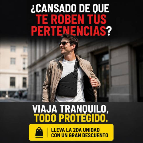 Safebag: Protección anti-robos y libertad de movimiento. Lleva la 2da unidad con Descuento