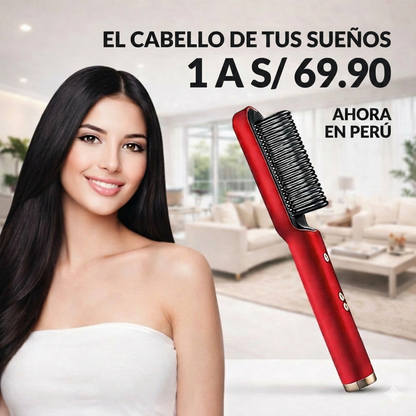 Cepillo Peine Alisador 2X1