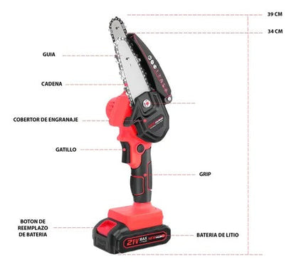 Motosierra Portatil™ 2 Baterias