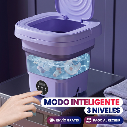 LAVADORA PLEGABLE Y PORTÁTIL DE 5 LITROS
