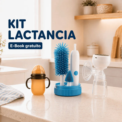 KIT LACTANCIA BIBERÓN,EXTRACTOR Y LIMPIADOR ELÉCTRICO + GRATIS BOLSAS RECOLECTORAS