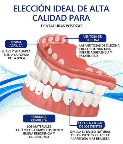 prótesis dental de silicona 😁🦷