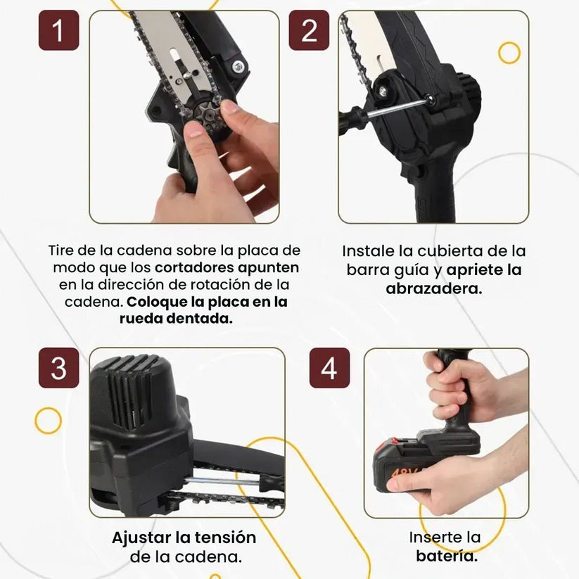 Motosierra Portatil™ 2 Baterias