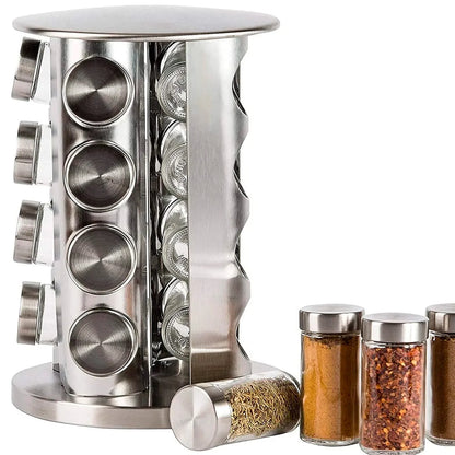 ✨ Organiza Tu Cocina y Encuentra Todo en Segundos con el Condimentero Giratorio 360°